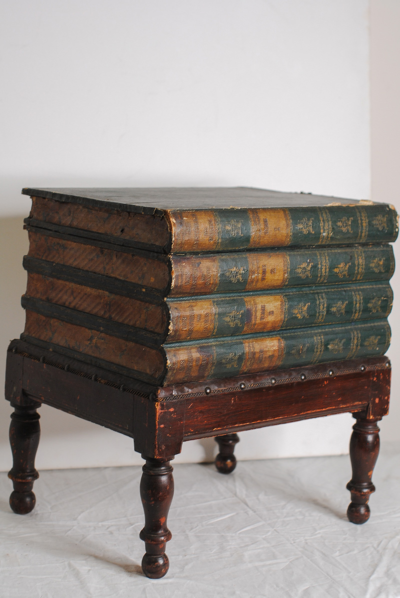 Book Stack Side Table