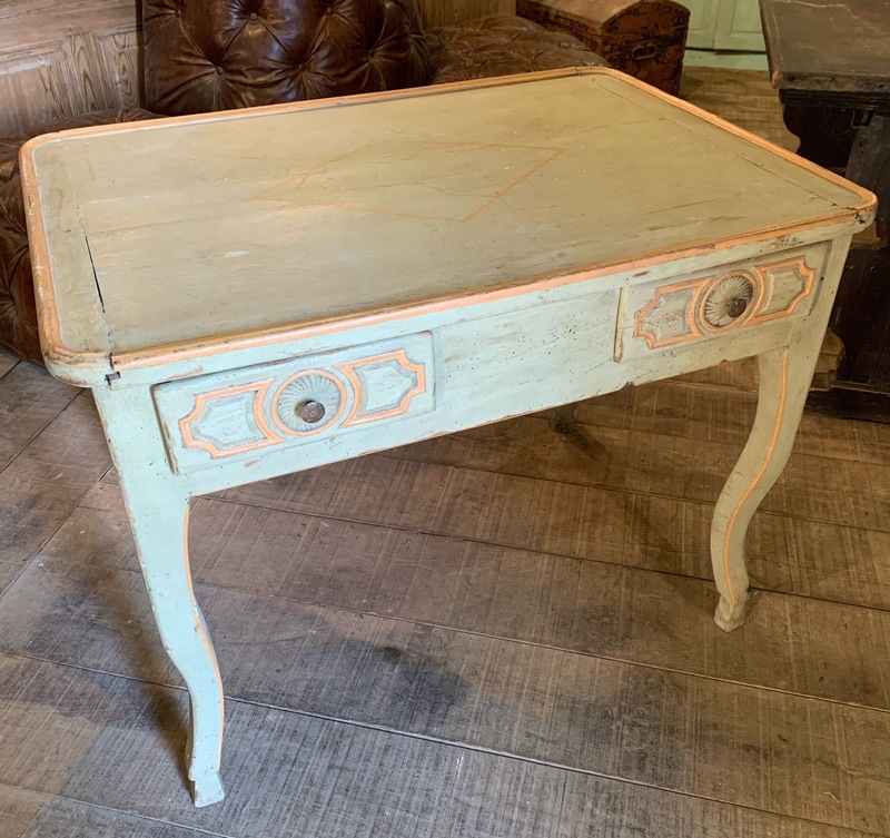 18th Century Painted French Desk/Side Table
