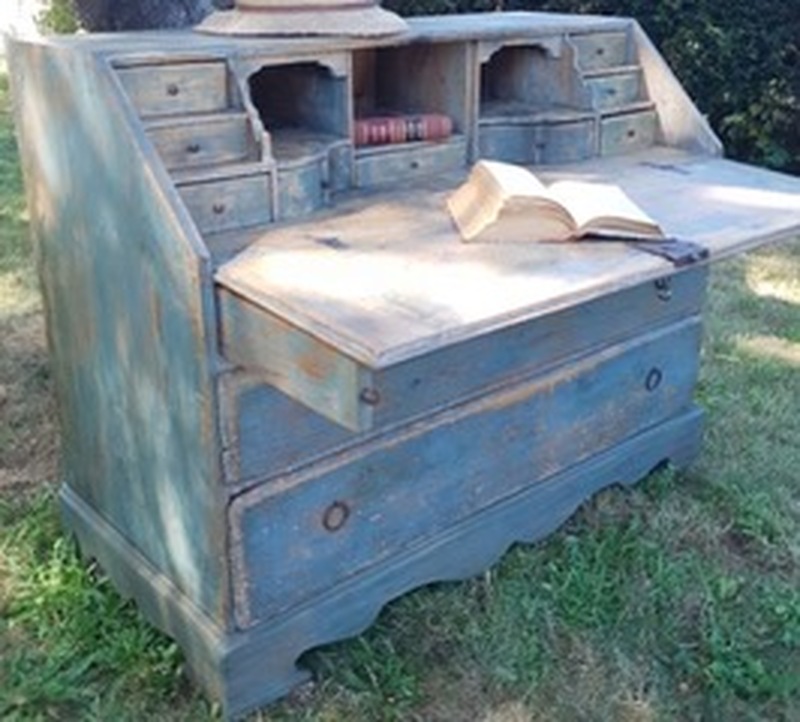 Painted Swedish Writing Desk