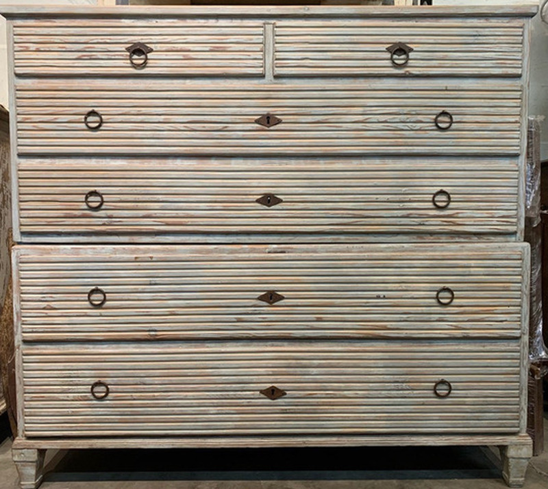 Reeded Swedish Commode