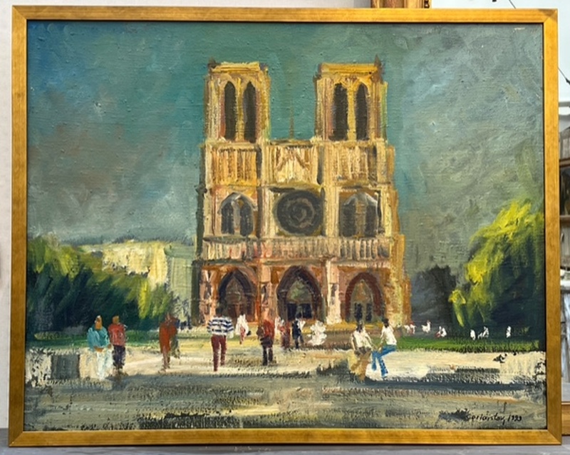Notre Dame Painting