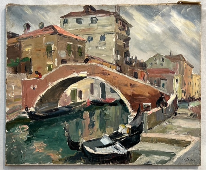 Impressionist Painting of Venice