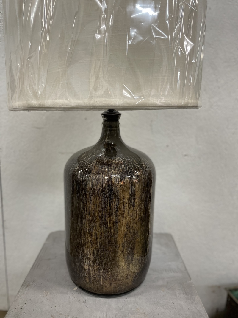Mercury glass lamp