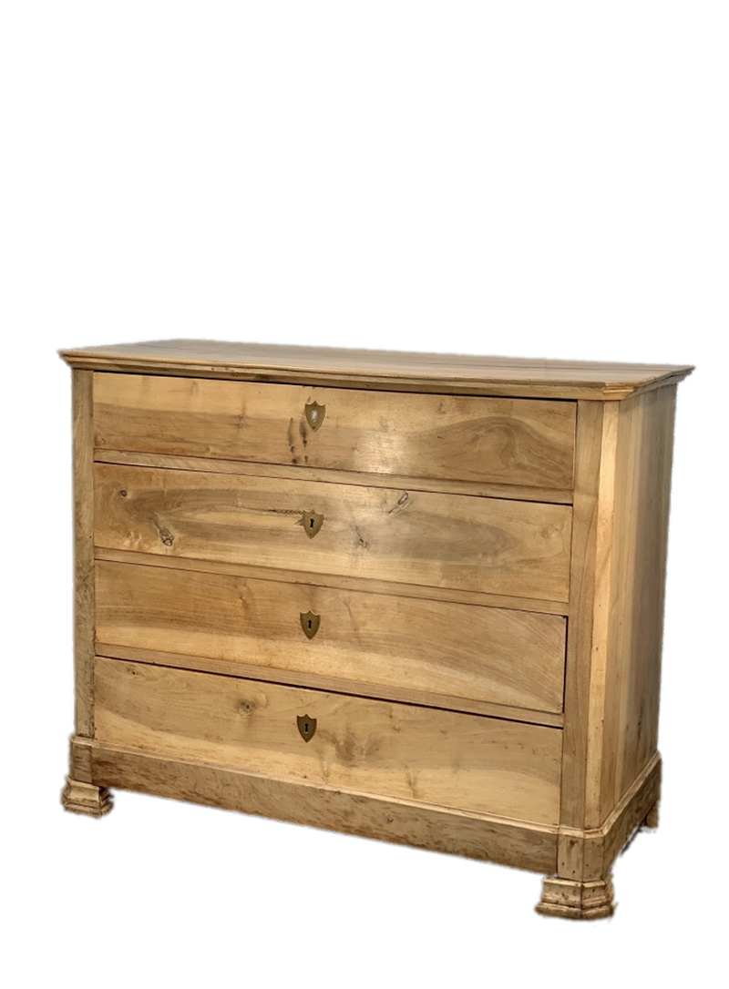19th c. Louis Philippe 4 drawer chest 