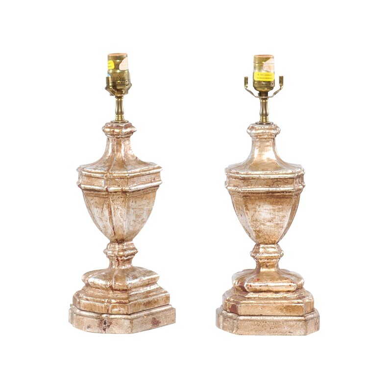 1960s Neoclassical Urn Table Lamps by Chapman