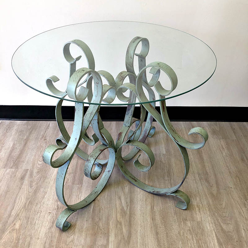 Iron Scrolled Table